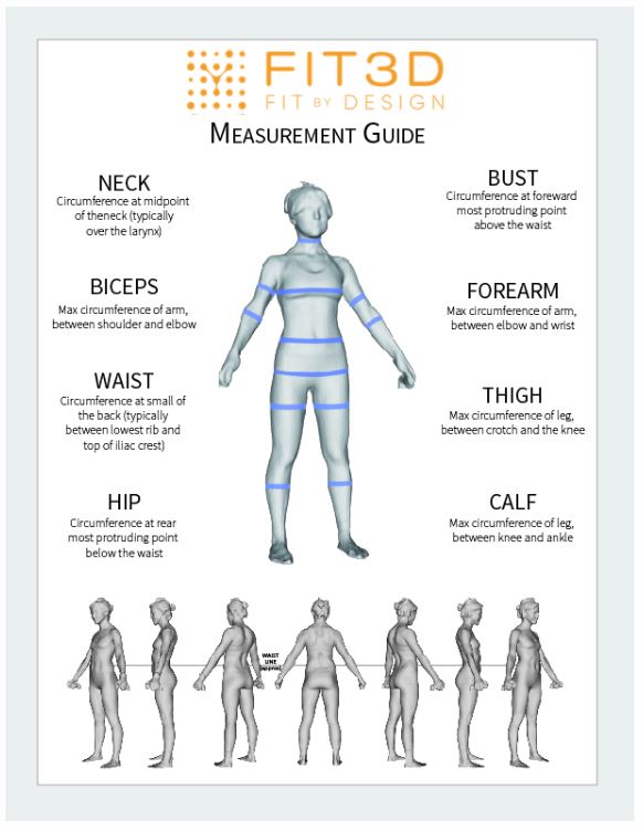 female measurement guide
